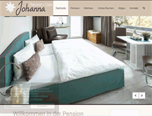 Tablet Screenshot of pension-johanna-allgaeu.de